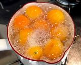 ♪きんかんのツヤツヤ甘露煮♪作り方3写真