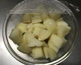 ごま油風味男爵とタラのブランダード作り方1写真