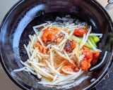 やきとり缶詰で✿温玉かしわうどん作り方5写真