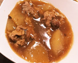 大根と豚肉のオイスター煮込み作り方7写真
