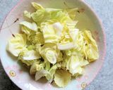 かぼちゃ・キャベツ・クルミのカレー粉和え作り方2写真