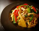 プロ直伝！チンジャオロース風パスタ作り方5写真