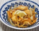 むね肉・玉ねぎのレモンタレ焼き♪作り方6写真