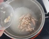 サラダチキンたっぷり♪簡単あったか中華粥作り方7写真