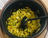 グリーンピースの煮込み カレー味 炊飯器作り方7写真