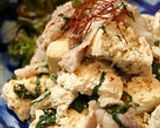 豆腐と豚肉のピリ辛大葉炒め作り方5写真