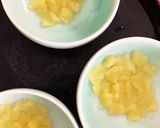 レンジアップルソースひき肉のせドーム蒸し作り方4写真