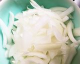 レンジアップルソースひき肉のせドーム蒸し作り方6写真