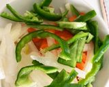 レンジアップルソースたっぷり野菜そぼろ丼作り方1写真