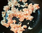 簡単！チンゲン菜の鶏ひき肉あんかけ作り方4写真