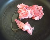 【時短】豚キム焼きうどん作り方1写真
