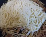 【時短】豚キム焼きうどん作り方3写真