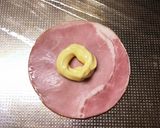 簡単時短 ハムおにぎり作り方1写真