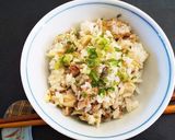 サバ缶とチーズで即席まぜごはん作り方4写真