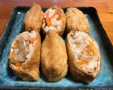 簡単♡弁当♡免疫力♡舞茸入りお稲荷さん作り方6写真