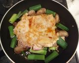 鶏モモステーキ+ネギ☆醤油味作り方5写真
