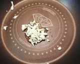 シンプルに。かぼちゃのペペロンチーノ風作り方3写真