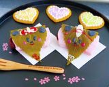 簡単デコひなまつり桜餅ミッキー＆ミニー作り方1写真