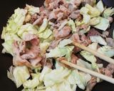 トンテキ風。豚こま肉のウスターソース炒め作り方6写真