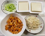 豆腐のなめこと冷凍えのきあんかけ作り方1写真
