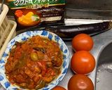 こだわりトマトの カポナータ詰め焼き作り方1写真