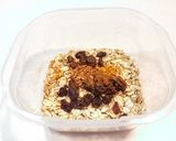 オーバーナイトオートミール＊vegan作り方1写真