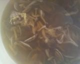 あさりとしめじ蕎麦作り方7写真
