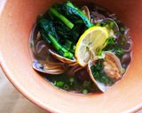 あさりとしめじ蕎麦作り方9写真