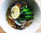 あさりとしめじ蕎麦作り方10写真
