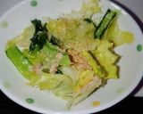 レタスと小松菜のツナ中華サラダ作り方4写真