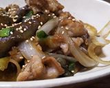 スタミナつけて♪茄子と豚肉の生姜焼き☆作り方10写真