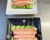 簡単カニカマ胡瓜にかけただけ(*^^*)作り方4写真