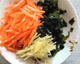 ワカメ沢山！ふわふわ豆腐焼き♪作り方3写真