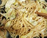 フライパンひとつ♪ツナ缶で醤油パスタ作り方6写真