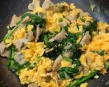 時短！豚肉とニラと卵の炒め物作り方4写真