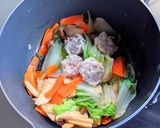 野菜と焼売の食べるスープ作り方6写真