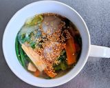 野菜と焼売の食べるスープ作り方11写真