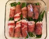レンチンで簡単♬ニラの肉巻き〜ネギソース作り方2写真