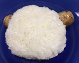 安全で美味しいシーセージくまさんおにぎり作り方5写真