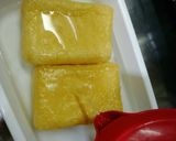 ひな祭り♥️鶏ミンチ肉の油揚げ焼き作り方1写真