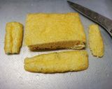 ひな祭り♥️鶏ミンチ肉の油揚げ焼き作り方3写真