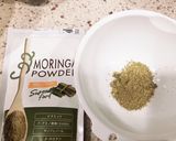 モリンガパウダーで！抹茶プリン風♪卵なし作り方4写真