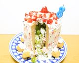 ★簡単！果物溢れ出す誕生日ケーキ★作り方18写真