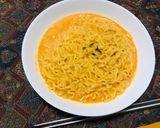 辛ラーメンでカルボナーラ作り方5写真