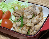 砂糖を使わない豚コマと玉ねぎの生姜焼き作り方6写真
