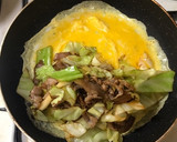 半熟が最高！材料3つで簡単とんぺい焼き☆作り方6写真