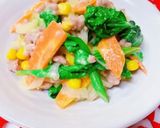 豚肉と青梗菜のシチュー炒め作り方15写真