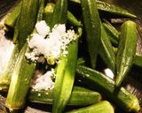 オクラの丸ごと白だし浸し作り方1写真