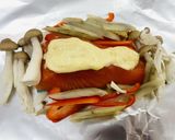 鮭と野菜の味噌マヨホイル焼き作り方4写真