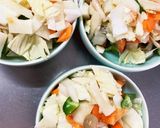 レンジ白菜豚こま味は吉野家牛丼チャンプル作り方14写真